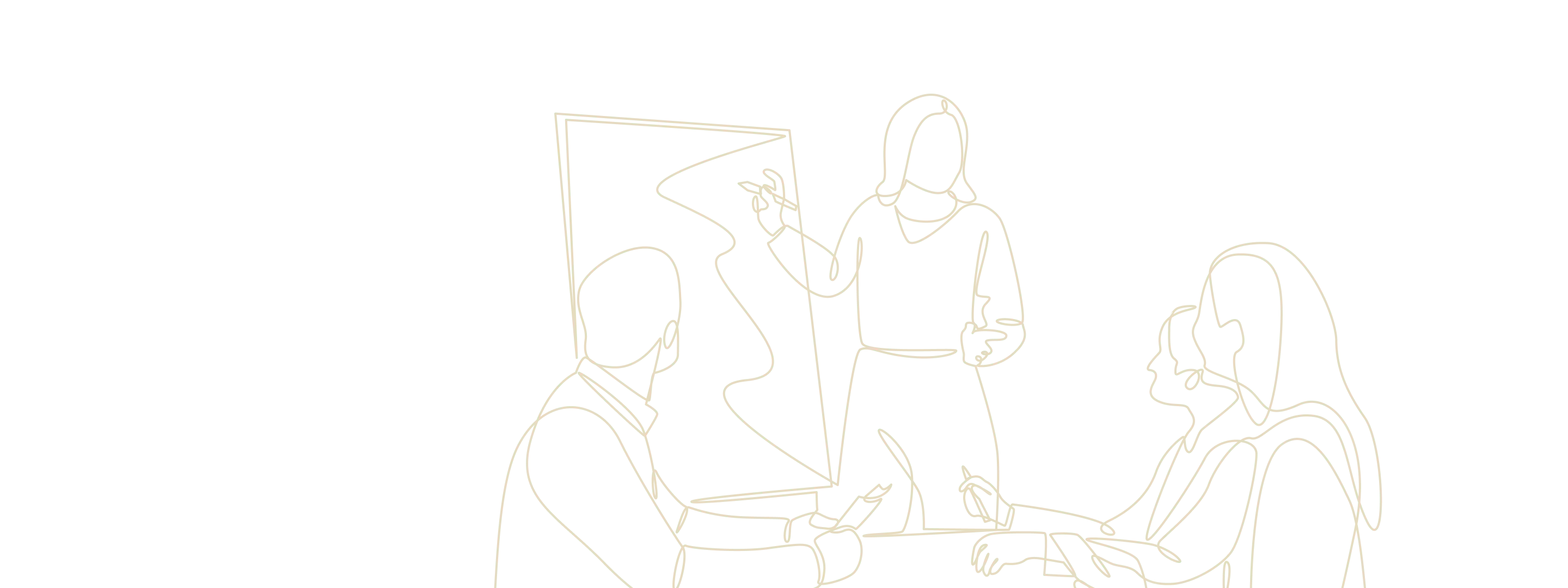 会議をしているイラスト
